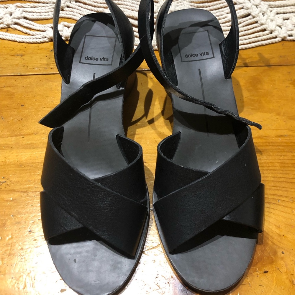 Dolce Vita Wooden Heel Sandal - Picture 1 of 3